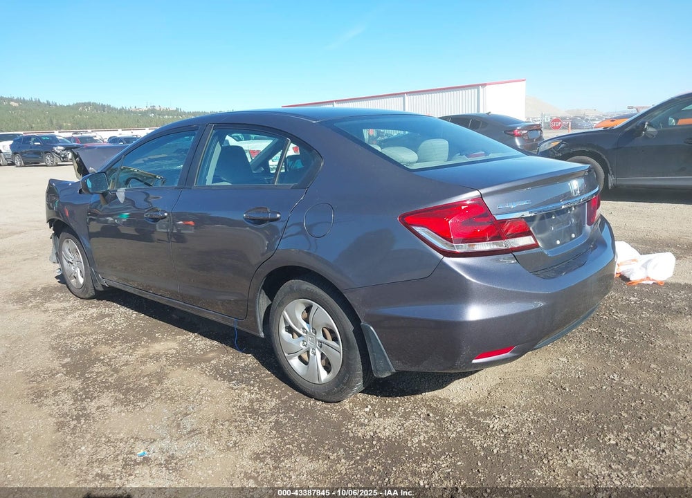 2014 HONDA CIVIC LX VIN: 2HGFB2F57EH552859