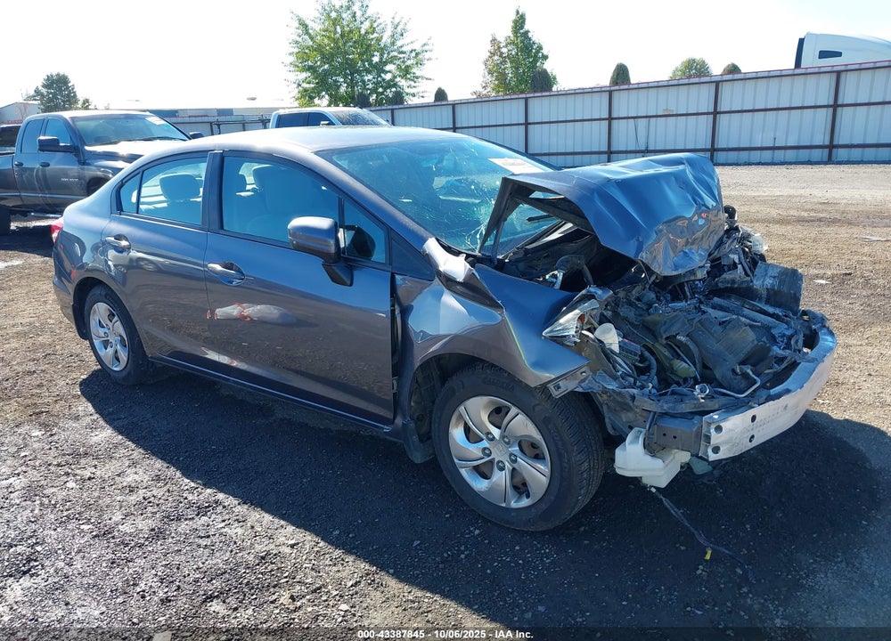 2014 HONDA CIVIC LX VIN: 2HGFB2F57EH552859