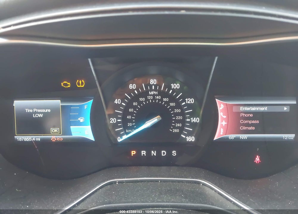 2014 FORD FUSION VIN: 3FA6P0K97ER258319