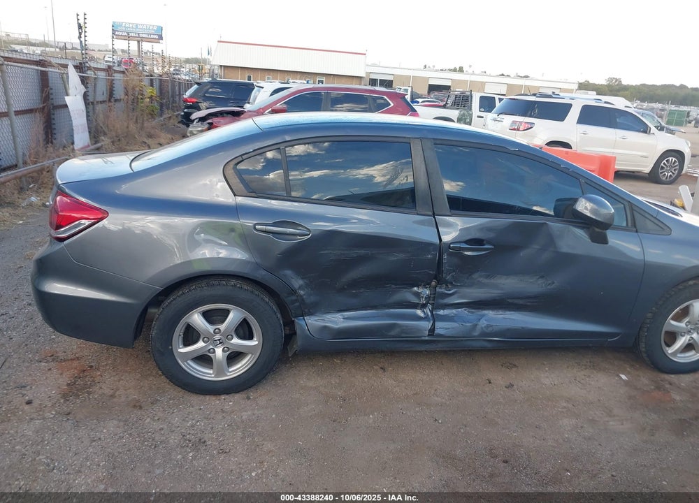 2013 HONDA CIVIC NATURAL GAS VIN: 19XFB5F52DE000566