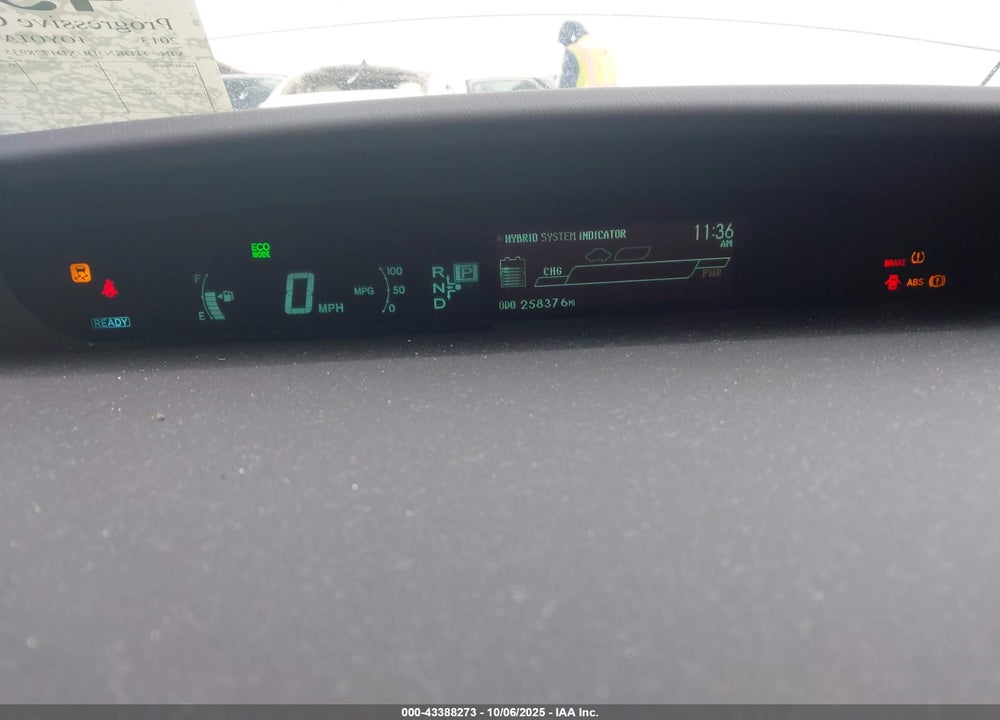 2013 TOYOTA PRIUS TWO VIN: JTDKN3DUXD1728935