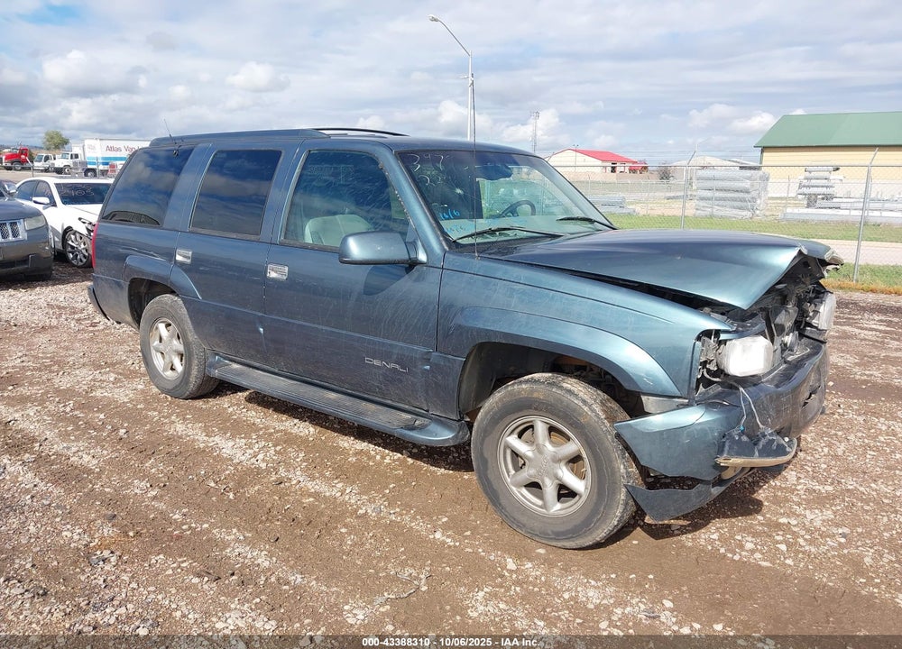 2000 GMC YUKON DENALI VIN: 1GKEK13R6YR137245
