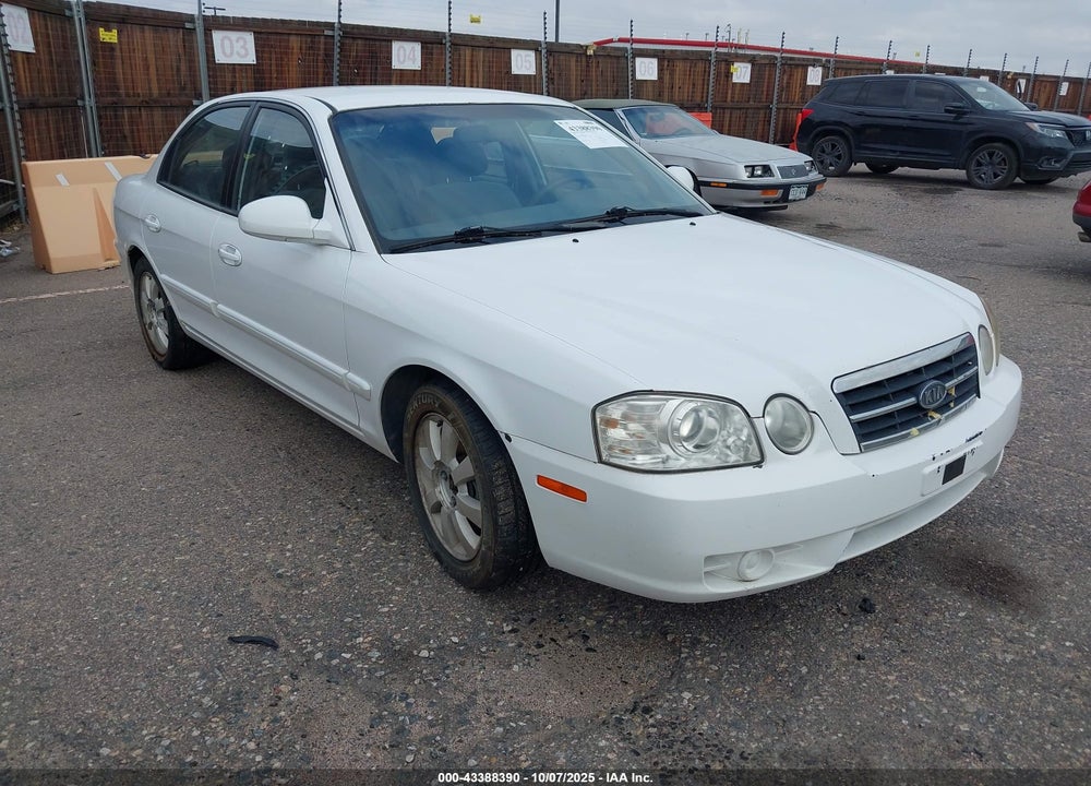 2005 KIA OPTIMA EX V6/LX V6 VIN: KNAGD128855412251