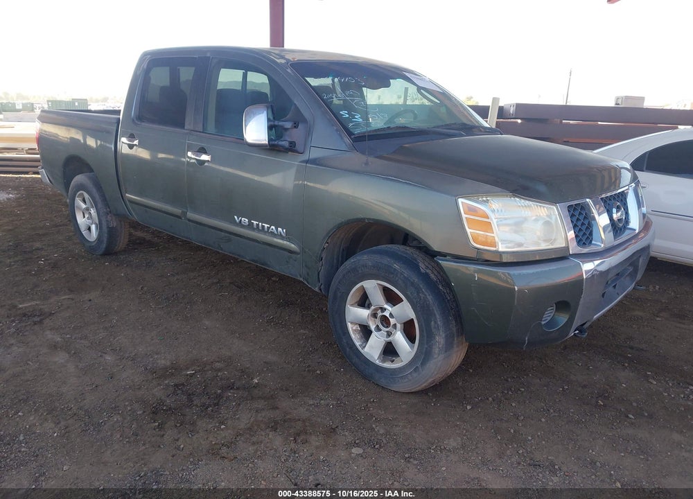 2005 NISSAN TITAN SE VIN: 1N6AA07A65N566235
