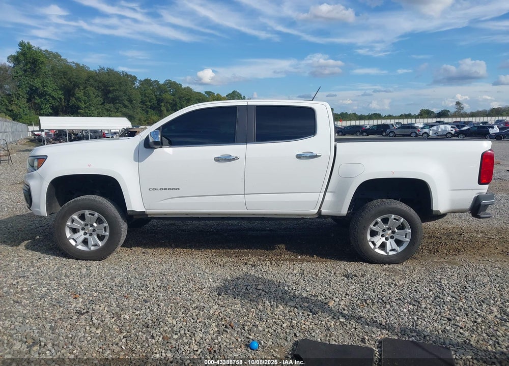 2022 CHEVROLET COLORADO 2WD SHORT BOX LT VIN: 1GCGSCEN7N1265966