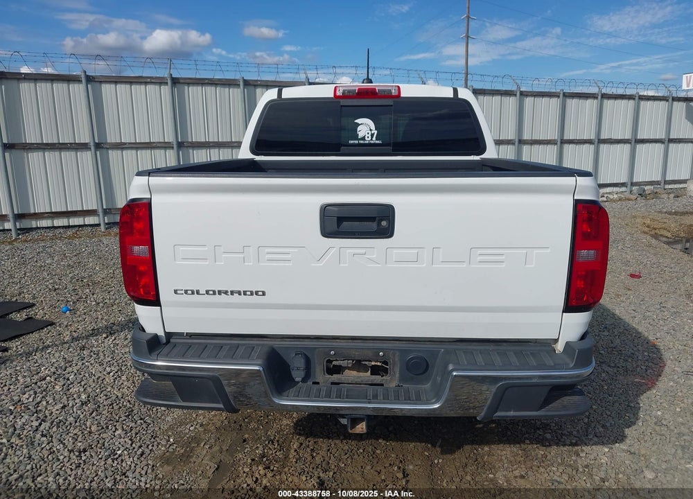 2022 CHEVROLET COLORADO 2WD SHORT BOX LT VIN: 1GCGSCEN7N1265966