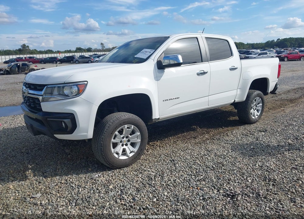 2022 CHEVROLET COLORADO 2WD SHORT BOX LT VIN: 1GCGSCEN7N1265966