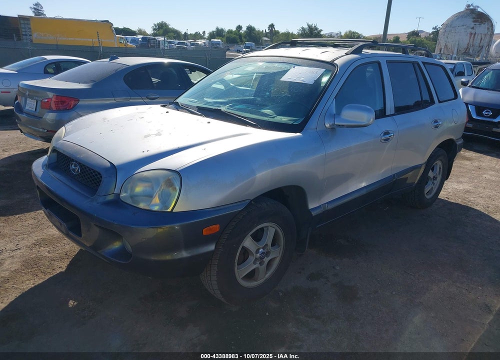 2002 HYUNDAI SANTA FE GLS/LX VIN: KM8SC13D02U164618