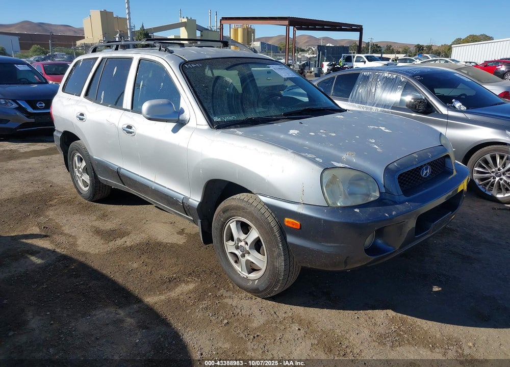 2002 HYUNDAI SANTA FE GLS/LX VIN: KM8SC13D02U164618