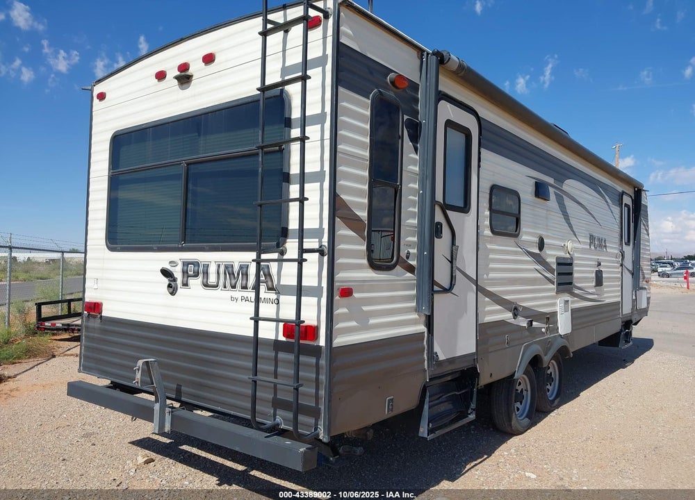 2016 PUMA PALOMINO 30RLIS VIN: 4X4TPUC2XGP059727