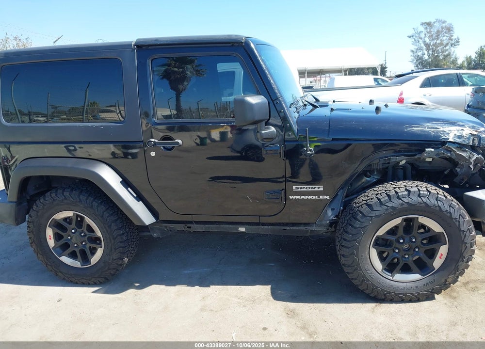 2014 JEEP WRANGLER SPORT VIN: 1C4AJWAG1EL218972