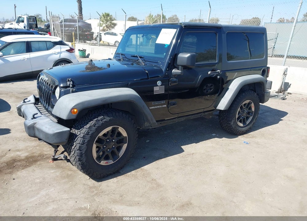 2014 JEEP WRANGLER SPORT VIN: 1C4AJWAG1EL218972