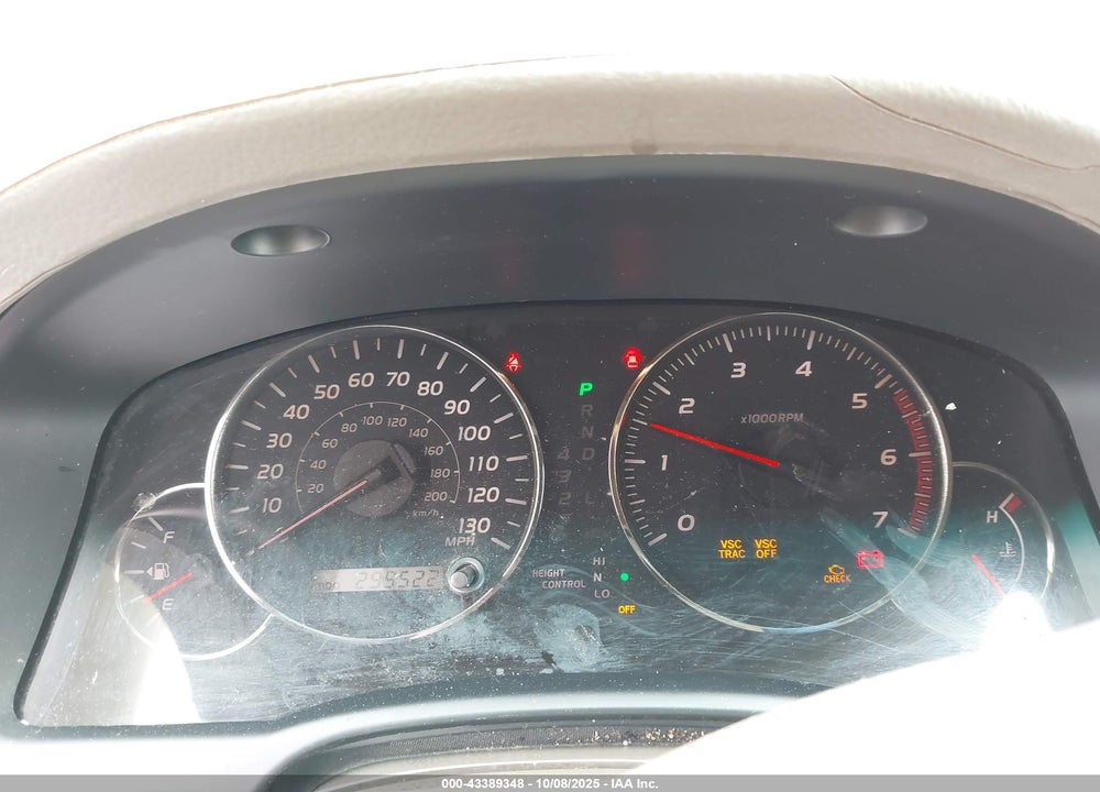2004 LEXUS GX 470 VIN: JTJBT20X240027793
