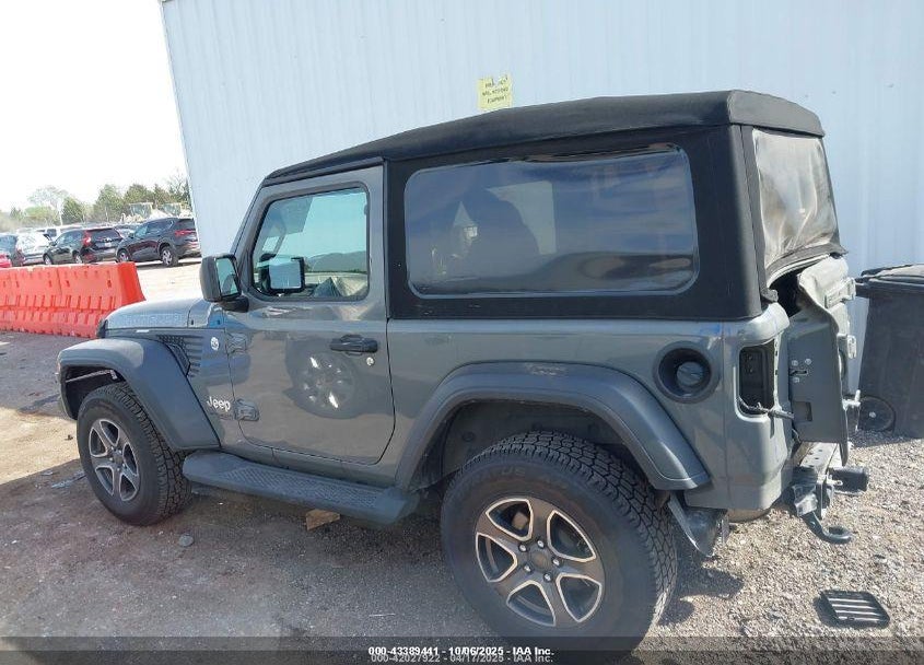 2018 JEEP WRANGLER SPORT S 4X4 VIN: 1C4GJXAGXJW291685