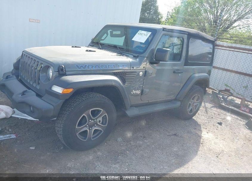 2018 JEEP WRANGLER SPORT S 4X4 VIN: 1C4GJXAGXJW291685