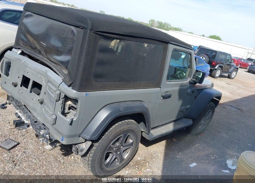 2018 JEEP WRANGLER SPORT S 4X4 VIN: 1C4GJXAGXJW291685