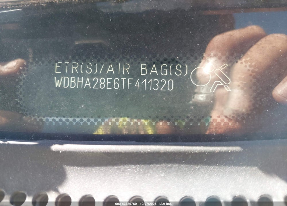 1996 MERCEDES-BENZ C 280 VIN: WDBHA28E6TF411320