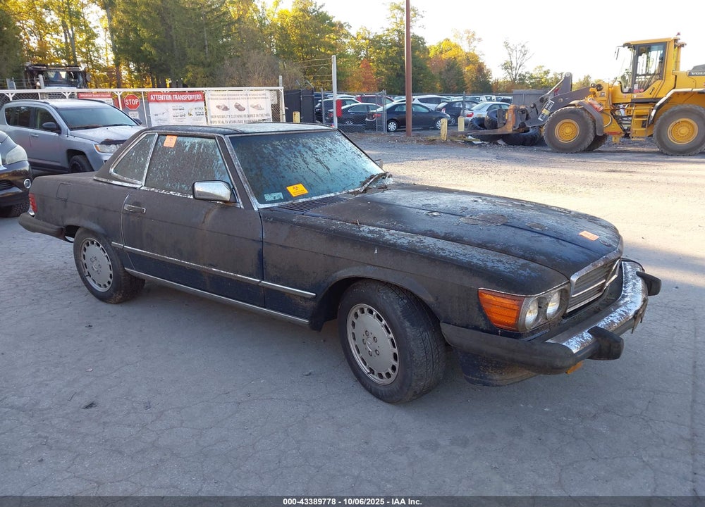 1987 MERCEDES-BENZ 560 SL VIN: WDBBA48D6HA056954