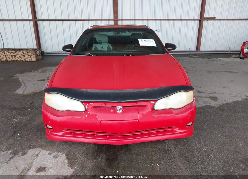 2005 CHEVROLET MONTE CARLO SUPERCHARGED SS VIN: 2G1WZ151359304422