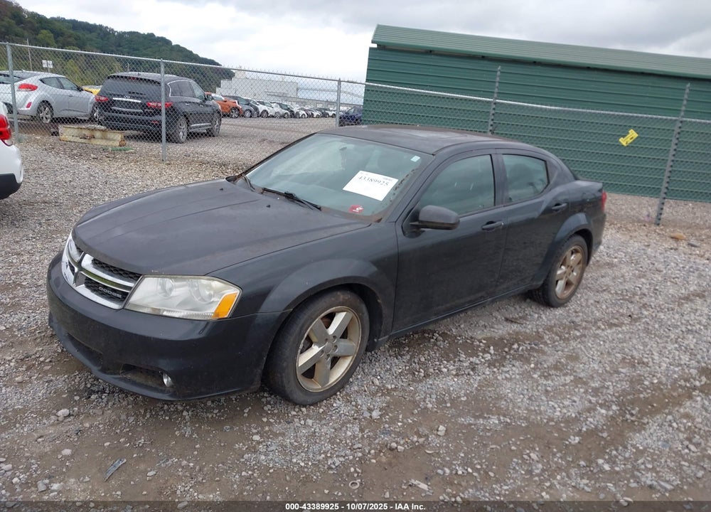 2011 DODGE AVENGER VIN: 1B3BD2FG9BN523957