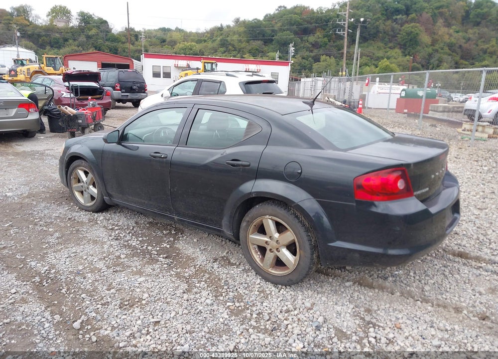 2011 DODGE AVENGER VIN: 1B3BD2FG9BN523957