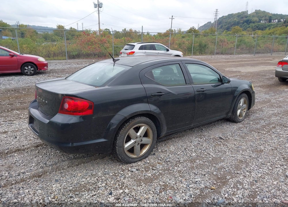 2011 DODGE AVENGER VIN: 1B3BD2FG9BN523957