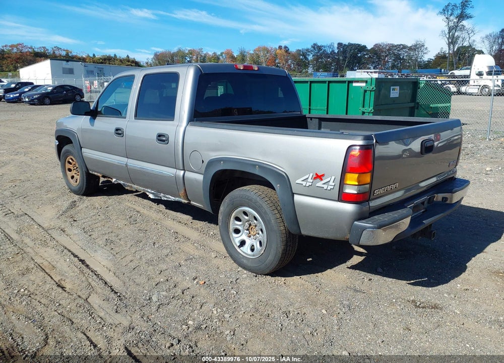 2006 GMC SIERRA 1500 VIN: 2GTEK13V061180252