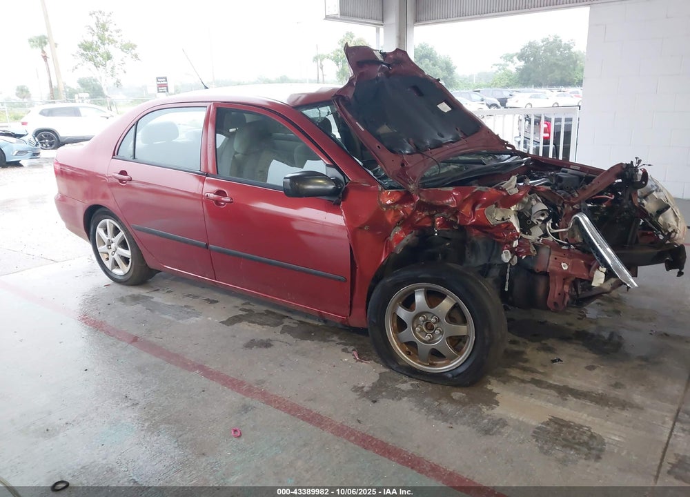 2008 TOYOTA COROLLA CE VIN: 1NXBR32EX8Z992513