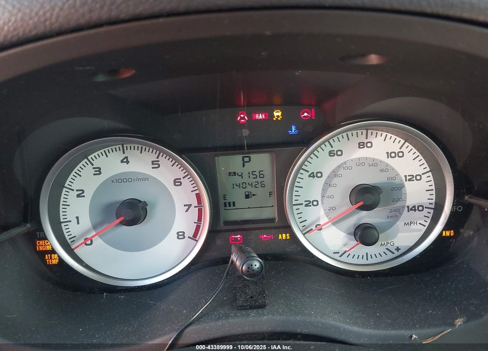 2012 SUBARU IMPREZA VIN: JF1GJAC64CH015999