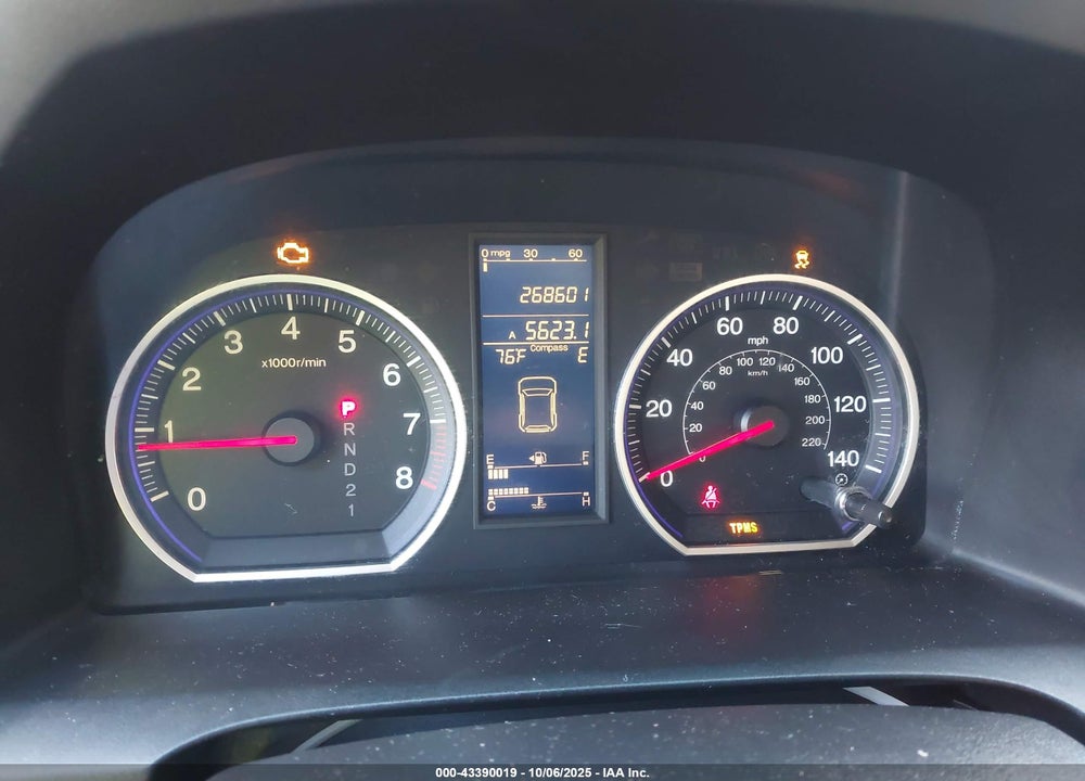 2010 HONDA CR-V VIN: 5J6RE3H56AL019883