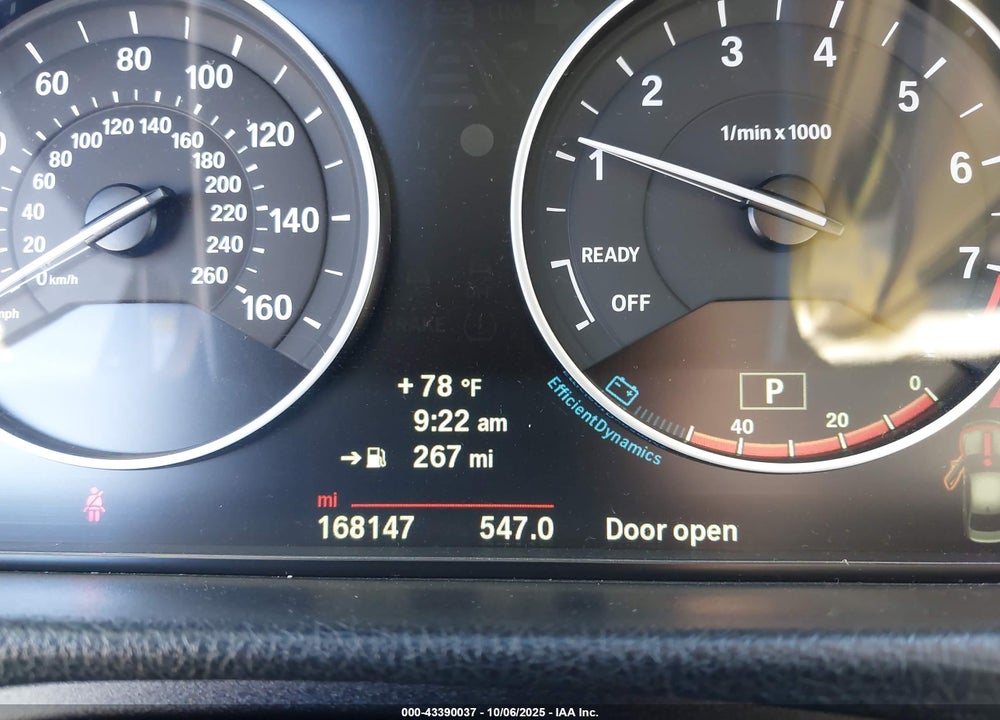2014 BMW 3 SERIES VIN: WBA3B1G50ENS81240