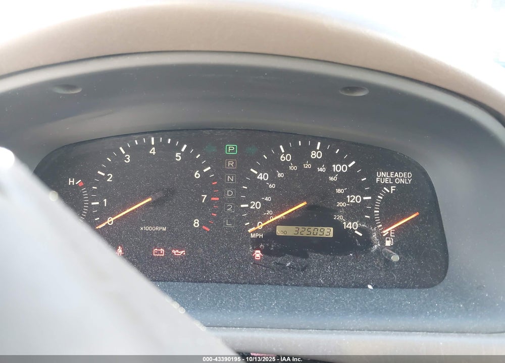 1998 LEXUS ES VIN: JT8BF28G3W0110035
