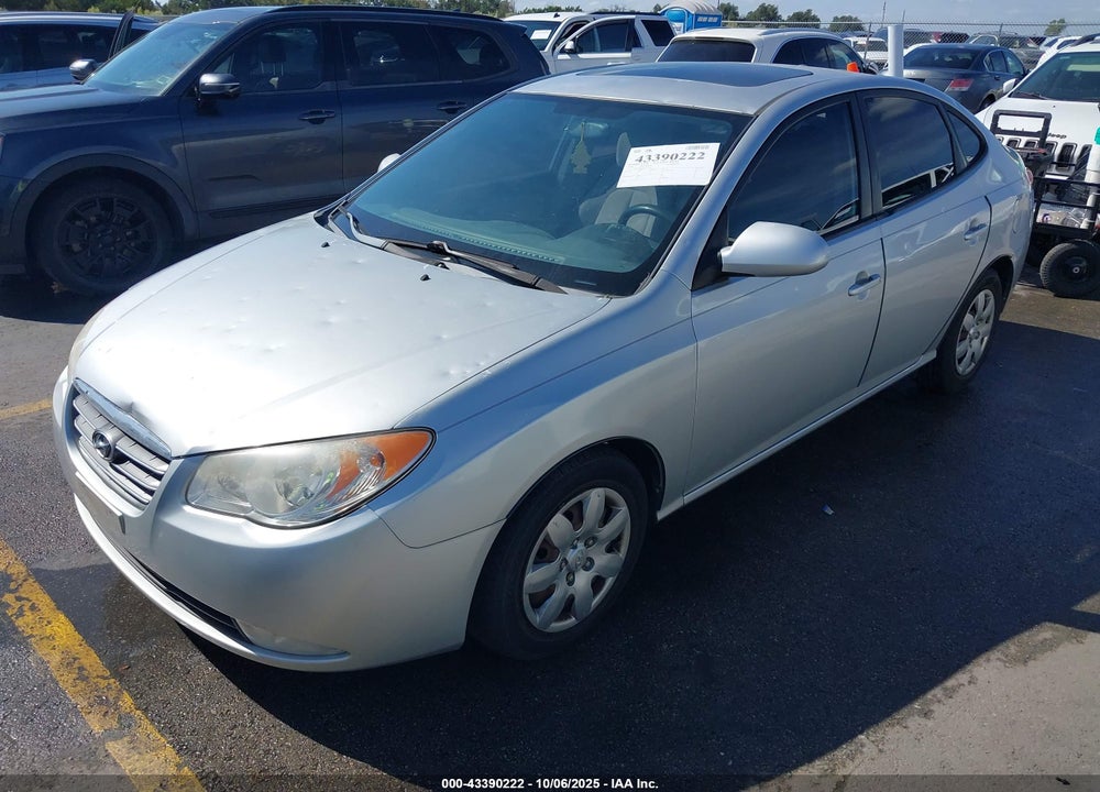 2008 HYUNDAI ELANTRA VIN: KMHDU46D68U275153