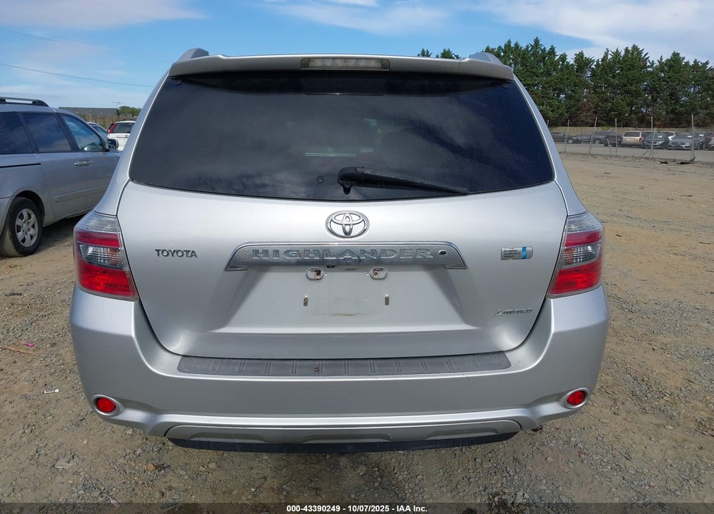 2009 TOYOTA HIGHLANDER HYBRID VIN: JTEEW44A092034161