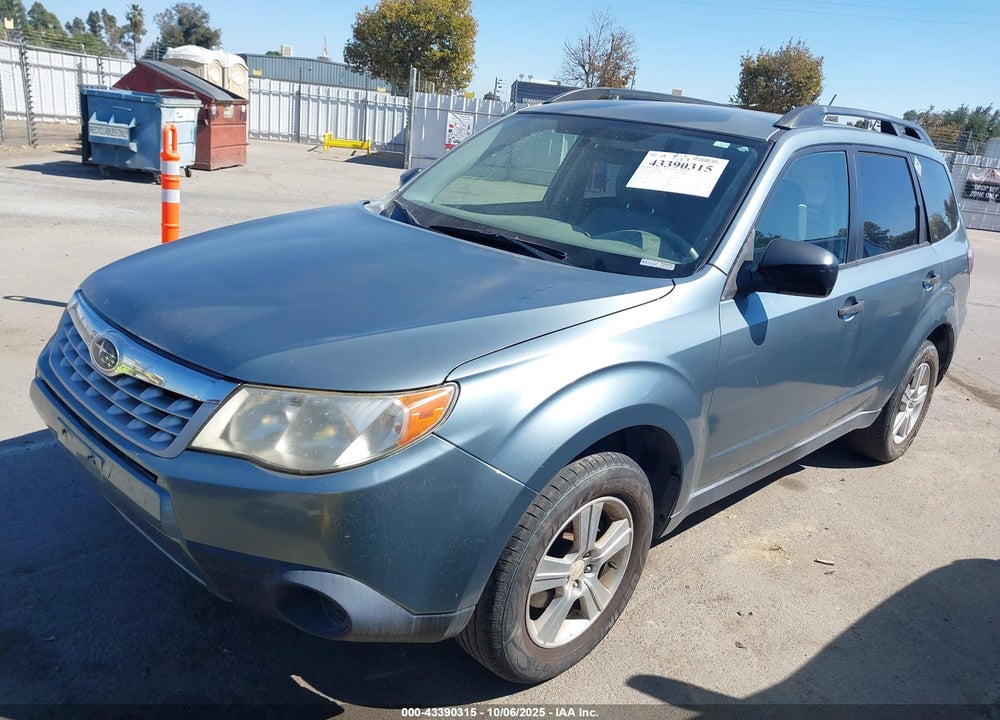 2012 SUBARU FORESTER VIN: JF2SHABC8CH432356