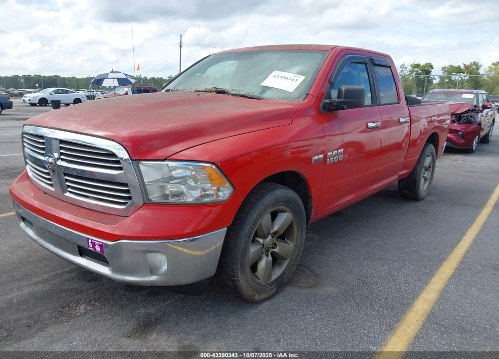 2016 RAM 1500 BIG HORN VIN: 1C6RR6GT8GS163307