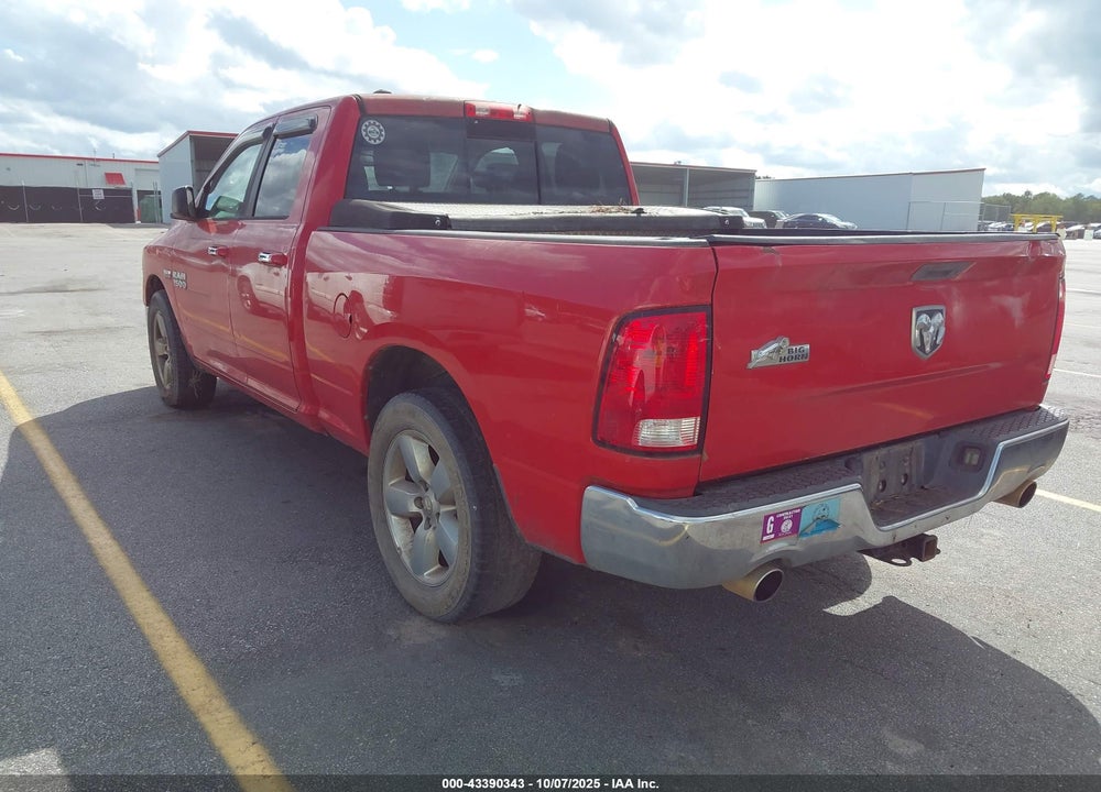 2016 RAM 1500 BIG HORN VIN: 1C6RR6GT8GS163307
