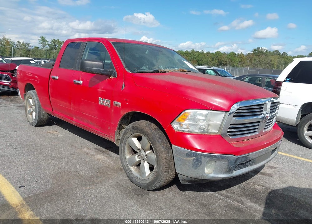 2016 RAM 1500 BIG HORN VIN: 1C6RR6GT8GS163307