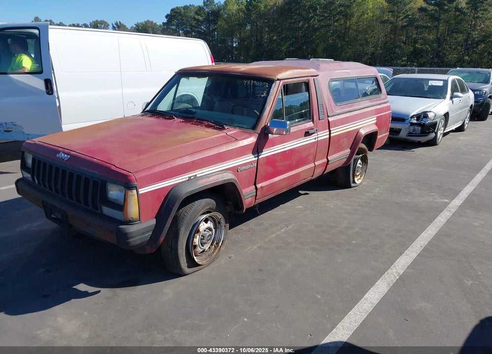 1988 JEEP COMANCHE VIN: 1JTMW64P4JT256005