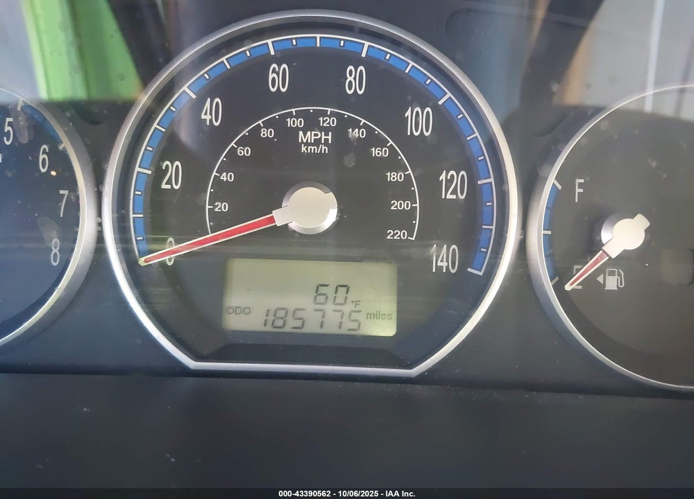 2009 HYUNDAI SANTA FE GLS VIN: 5NMSG73D19H317245