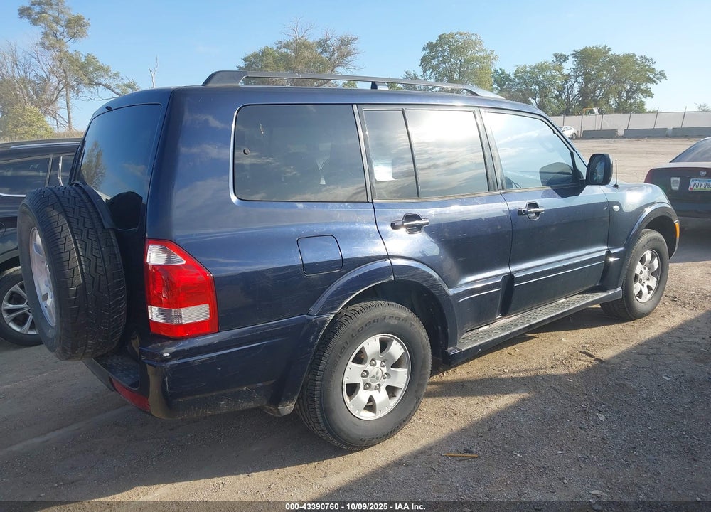 2003 MITSUBISHI MONTERO 20TH ANNIVERSARY/LIMITED VIN: JA4NW51S03J035907