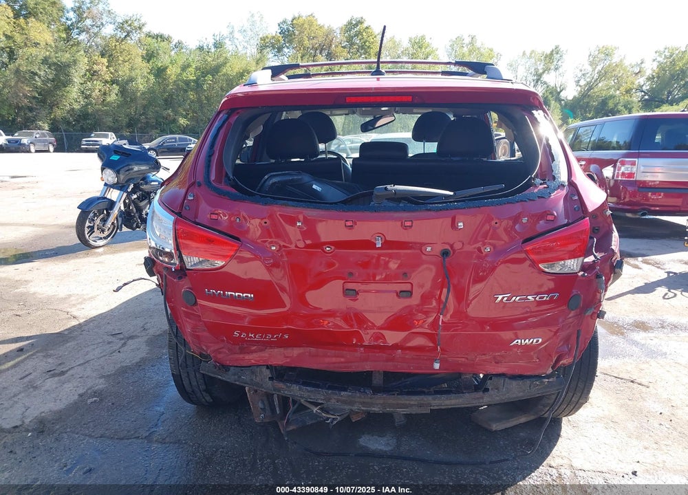 2013 HYUNDAI TUCSON GLS VIN: KM8JUCAC7DU616873
