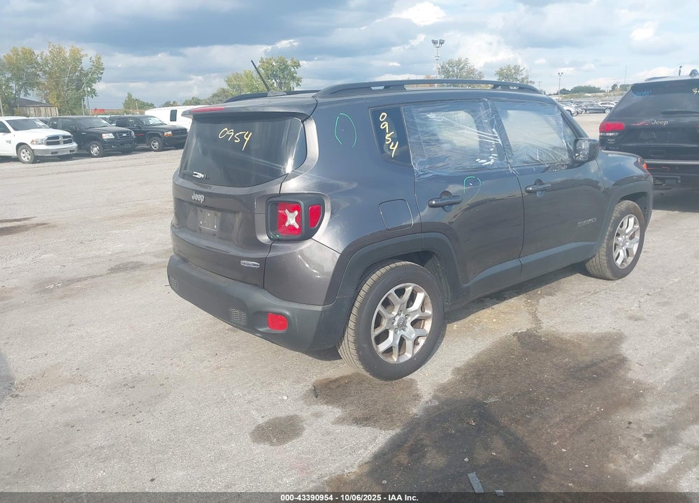 2017 JEEP RENEGADE LATITUDE FWD VIN: ZACCJABB2HPF85247