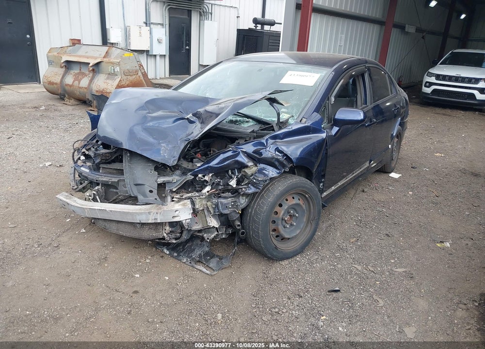 2008 HONDA CIVIC LX VIN: 1HGFA16598L035681