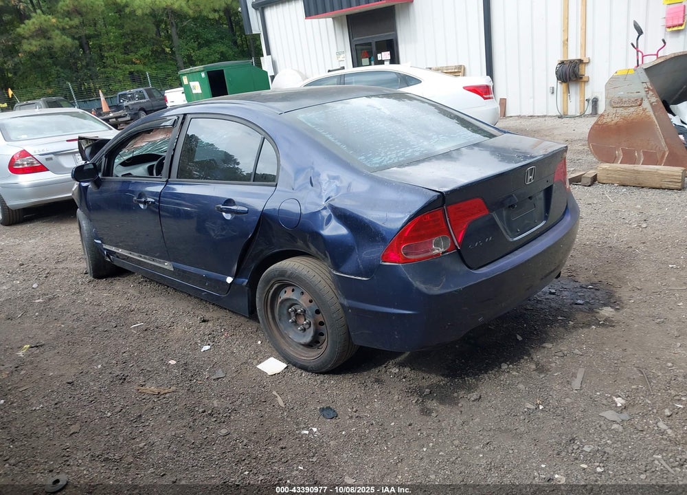 2008 HONDA CIVIC LX VIN: 1HGFA16598L035681