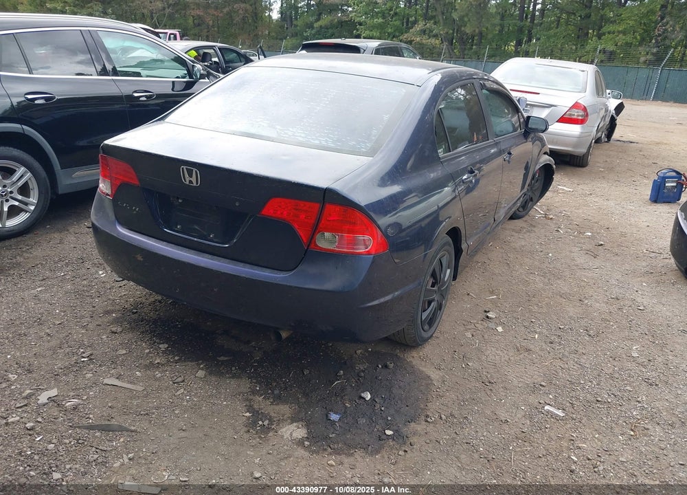 2008 HONDA CIVIC LX VIN: 1HGFA16598L035681