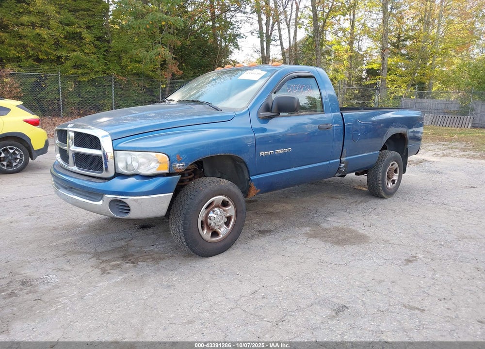 2005 DODGE RAM 2500 SLT/LARAMIE VIN: 3D7KS26D25G792363