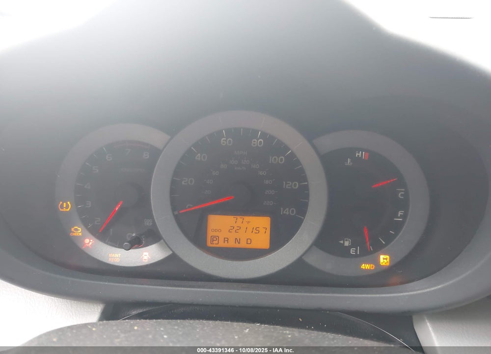 2011 TOYOTA RAV4 VIN: 2T3BF4DV8BW108711