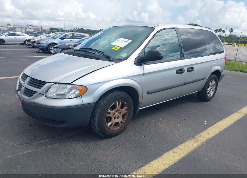 2005 DODGE CARAVAN SE VIN: 1D4GP25B75B142019