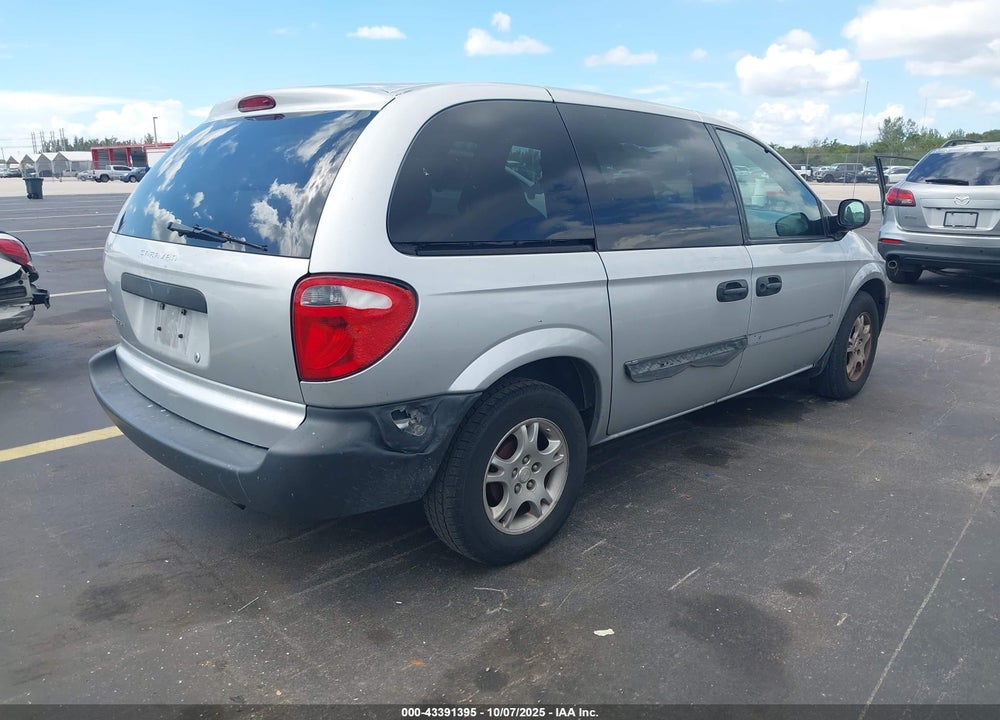 2005 DODGE CARAVAN SE VIN: 1D4GP25B75B142019